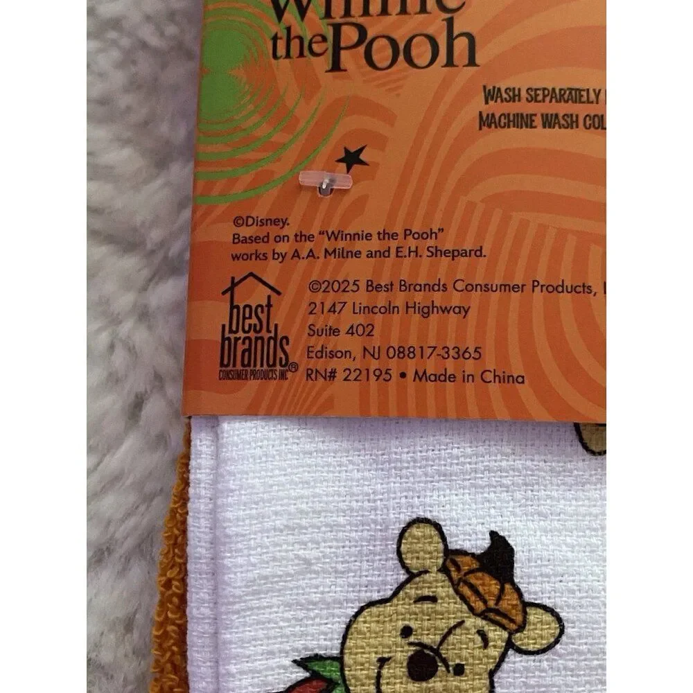 3 Pack Disney Winnie The Pooh Halloween Costumes Kitchen Towels‎ 16 X 26” NEW